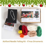 Needle Felting DIY Kit - Christmas Ornaments