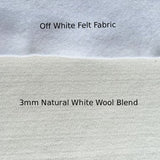 2D Wool Painting Base – Felt Sheets for Needle Felting (30 × 50 cm)