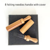 8 Needles Felting Handle - Wooden