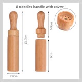 8 Needles Felting Handle - Wooden