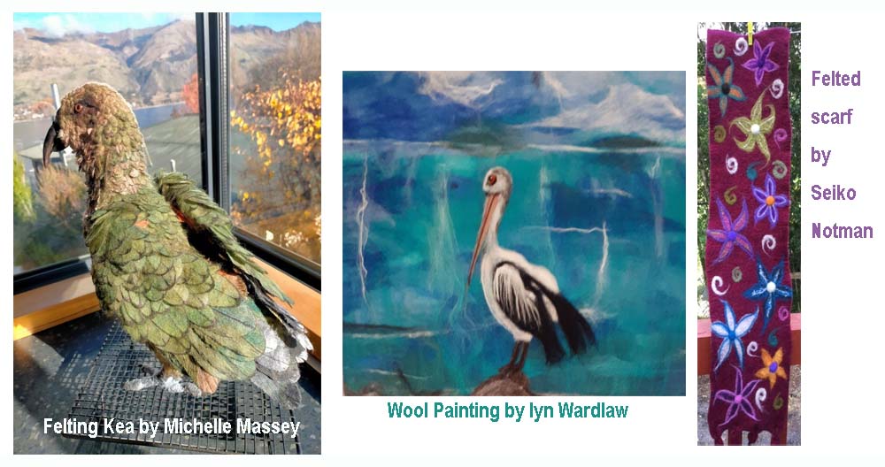 Needle Felting NZ needle felting supplies NZ wool roving felting craft