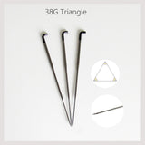 6 Felting Needles for needle felting - Triangle blade