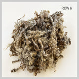 Wool Locks - Natural colour curly wool locks