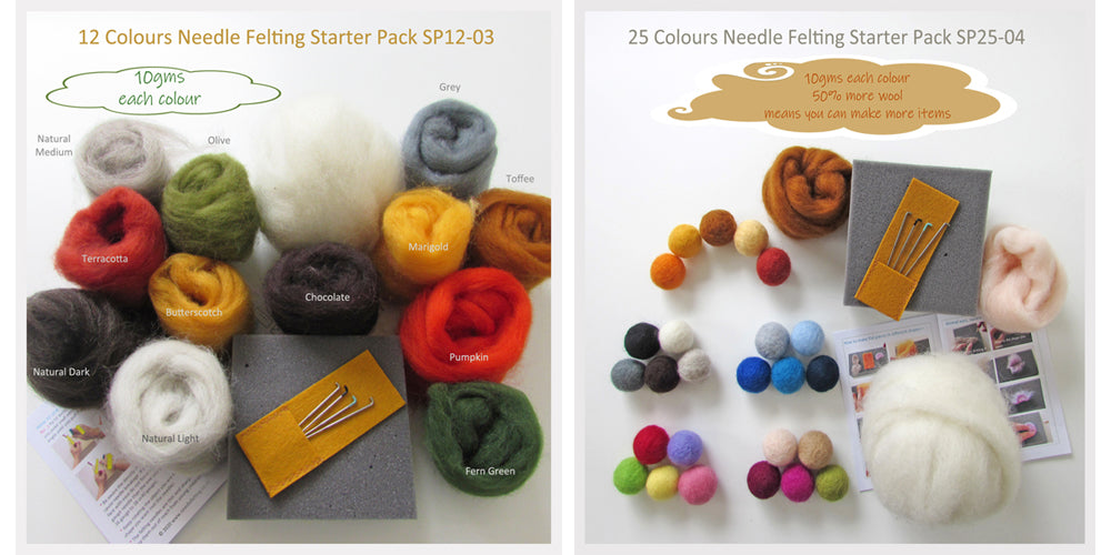 Needle Felting NZ needle felting supplies NZ wool roving felting craft
