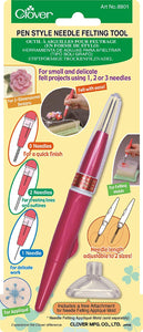 Multi Needle Felting Tool - Pen Style 3 needles Tool - Clover 8901