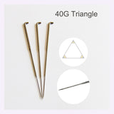 6 Felting Needles for needle felting - Triangle blade