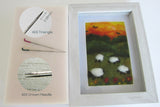Felting Needles Set - 7 special felting needles (Star , Spiral & Crown needles)
