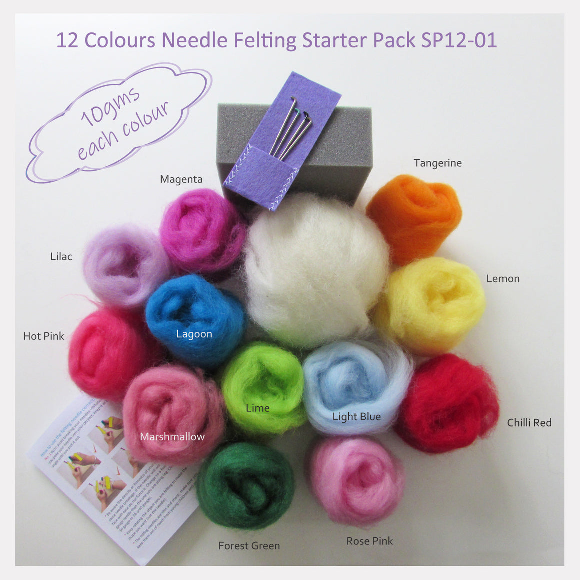 Needle Felting NZ needle felting supplies NZ wool roving felting craft