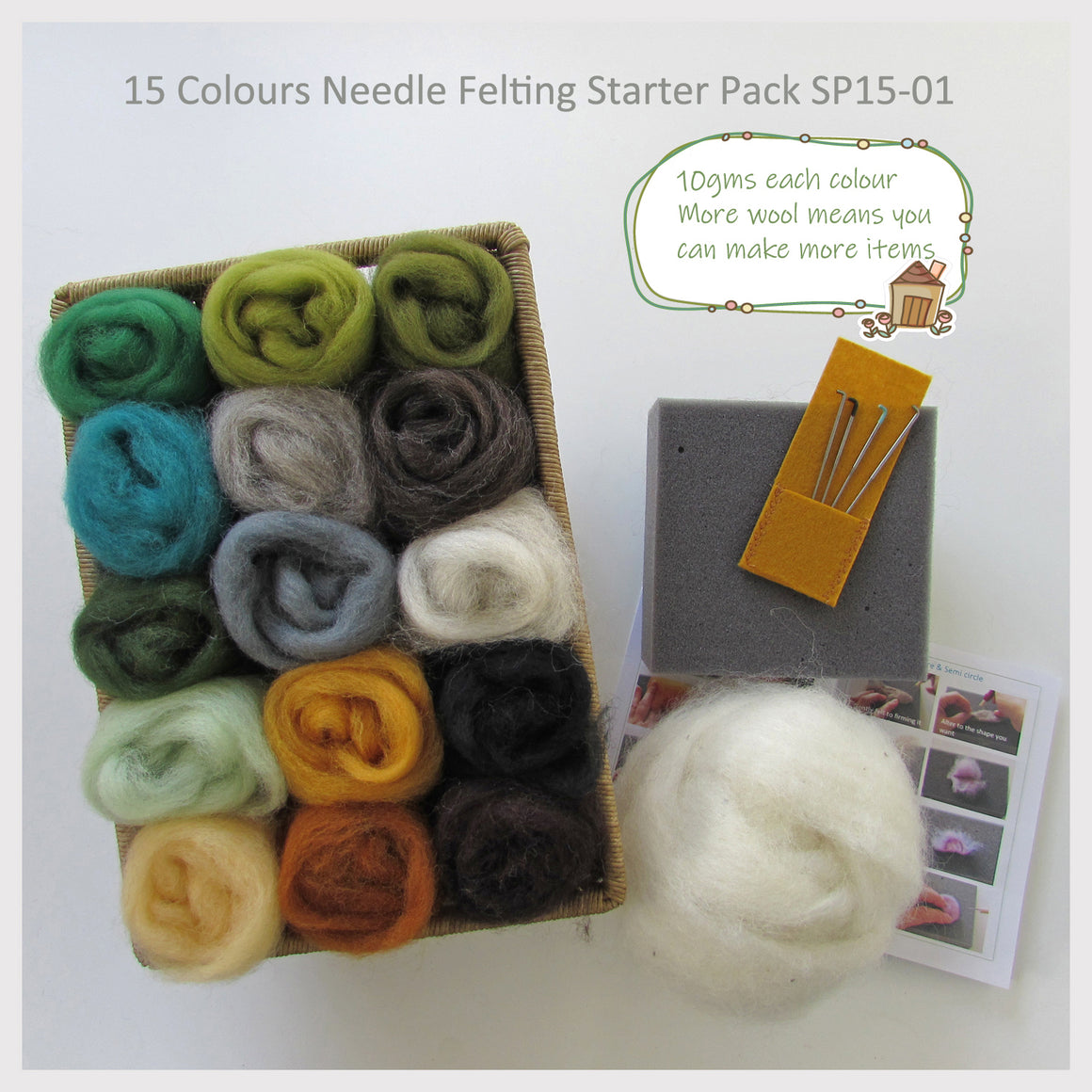 Needle Felting NZ needle felting supplies NZ wool roving felting craft