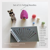 Felting Needles Set of 11 different felting needles