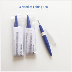 Needle Felting Handle - Pen Style 3 needles felting pen