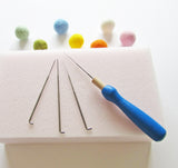 Needle Felting Tools - Single wooden handle