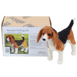 Needle Felting DIY Kit - 3D Dog (Beagle)