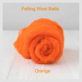 Felting Wool Batts - NZ Wool Batting (easy layout & felt fast)