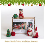 Needle Felting DIY Kit - Christmas Ornaments