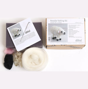 Needle Felting DIY Kit - 3D Sheep